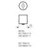 Osram LEDriving Premium 7556R-02B 12V 2W BA15s Red P21W