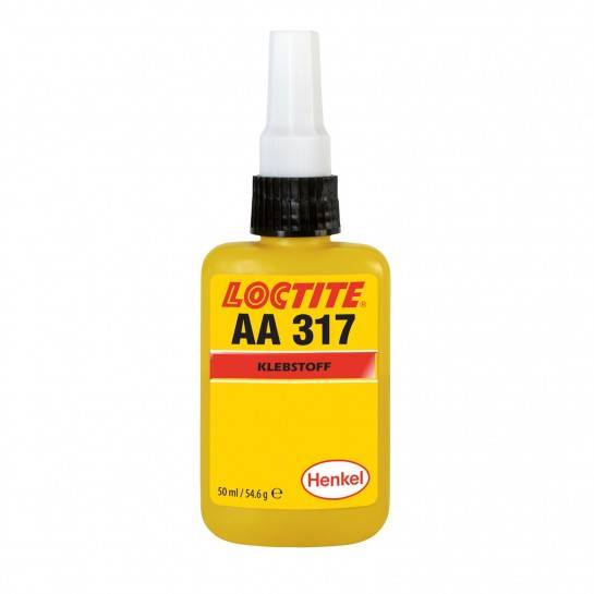 Loctite AA 317 50ml - akrylátové konštrukčné lepidlo, rýchle, malé špáry