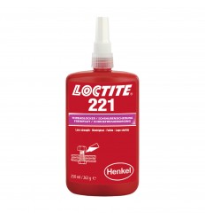 Loctite 221 250ml - zaisťovač skrutiek, nízkopevnostný, malé závity