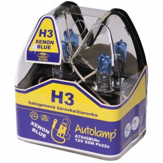 Autolamp xenon blue H3 12V 55W 2ks/balenie