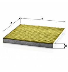 filter peľový mann FP 2544 biofunkčný Frecious Plus
