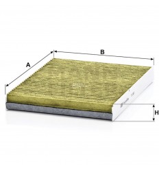 filter peľový mann FP 2862 biofunkčný Frecious Plus