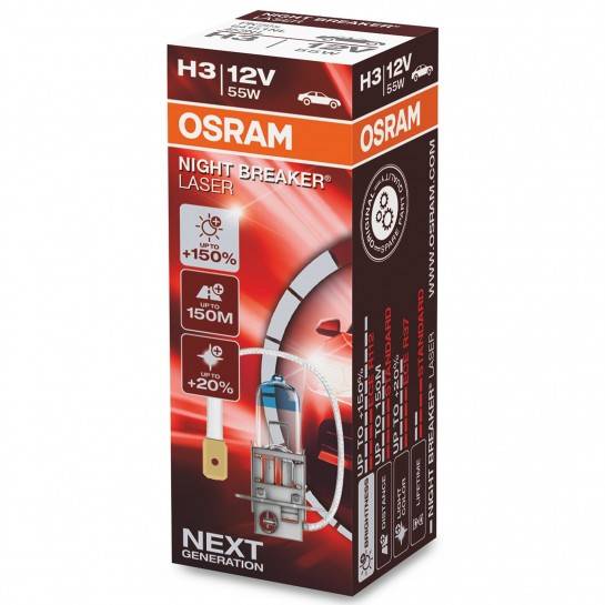 Osram Night Breaker Laser H3 +150% 2ks/balenie