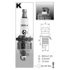 BRISK zapaľovacia sviečka K15YC (1438) Super
