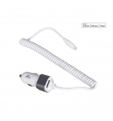 Nabíjačka Lightning kábel+USB 12/24V