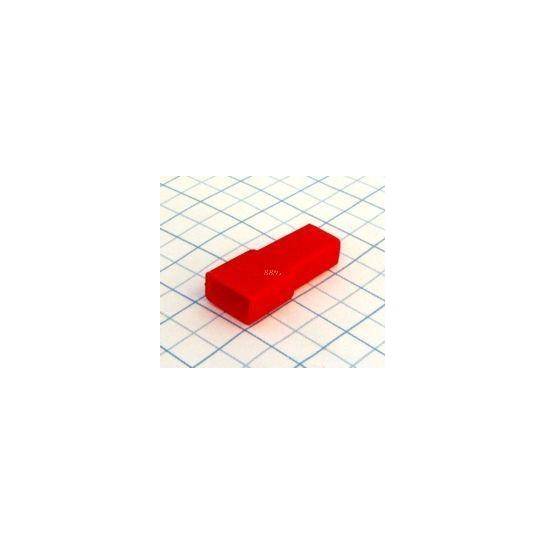 Návlek izolačný na dutinku 6,3mm - červený