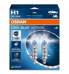 OSRAM H1 COOL BLUE INTENSE NEXTGEN +100% 2KS/BALENIE