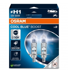 Osram Cool Blue Boost H1 12V 80W 62150CBB-HCB - 2ks