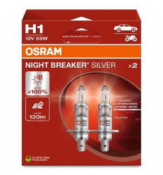 Osram Night Breaker Silver H1 +100% 2ks/balenie