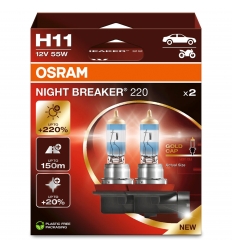 OSRAM NIGHT BREAKER LASER H11 +220%