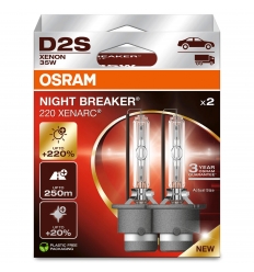 Osram Xenarc D2S Night Breaker Laser +200% 66240XNL 2ks/balenie