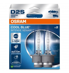 OSRAM XENARC COOL BLUE INTENSE NEXTGEN D2S +150% XENON 2KS/BALENIE
