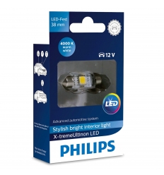 Philips X-treme Vision 128584000KX1 C5W LED 4000K 120° 38mm - 1ks