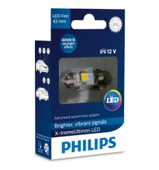Philips X-treme Vision 129466000KX1 C10W LED 12V 6000K 43mm