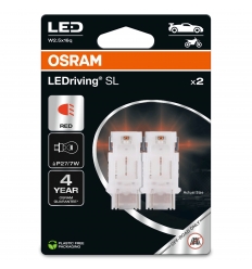 Osram 3557R-02B Red P27/7W Premium LED 2ks – blister