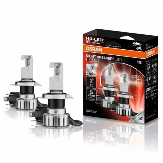 Osram NIGHT BREAKER LED SMART H4 +330% Legálne 2ks balenie