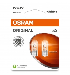 OSRAM 2825-02B 12V W5W W2,1X9,5D blister - 2ks
