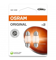 OSRAM ORIGINAL 6438-02B C3W SV8.5 (31MM) - 2KS