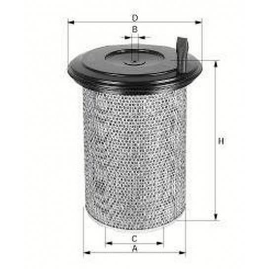filter vzduchový mann C 24650/3