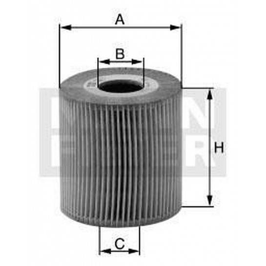 filter olejový mann HU 721/2x