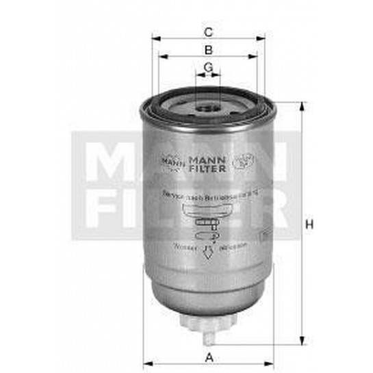 filter paliva mann WK 718/2