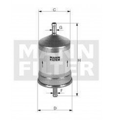 filter paliva mann MWK 44