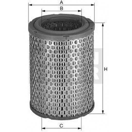 filter vzduchový mann C 1145/6